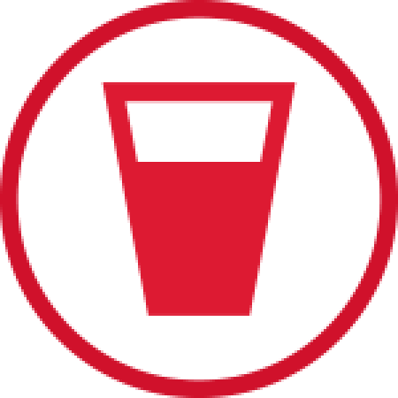 Cup of water icon.