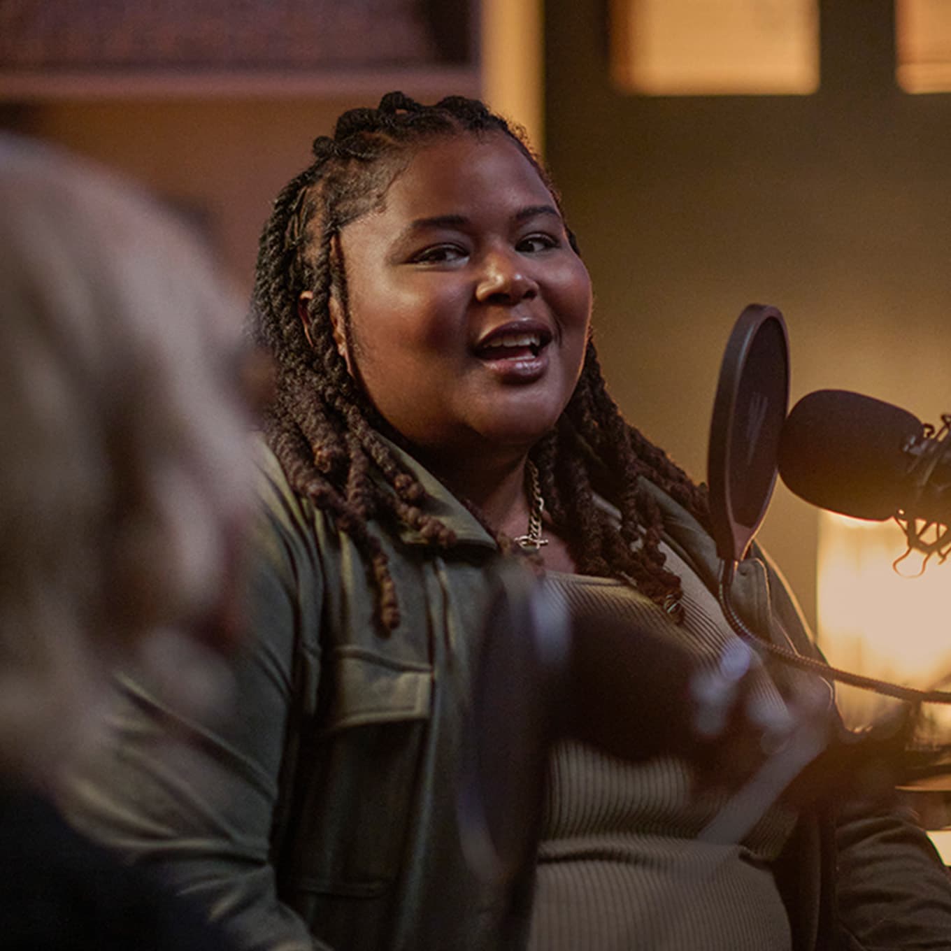 Nikki singing.