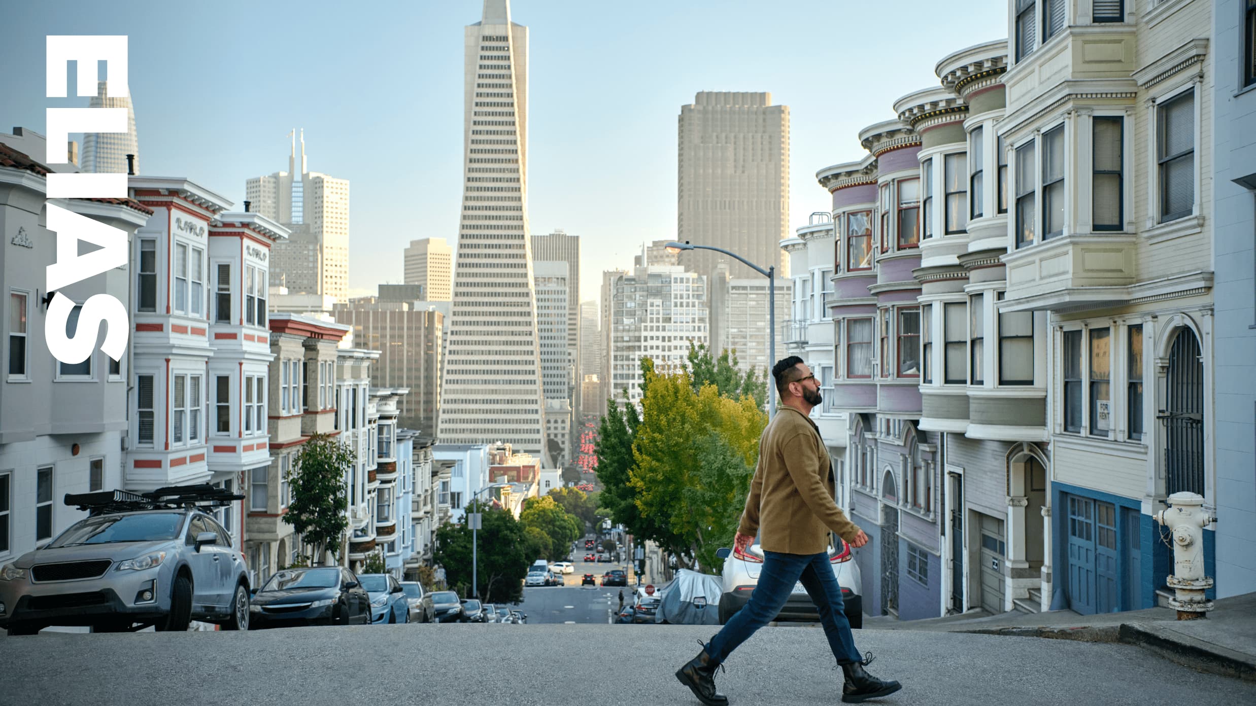 Elias video play button.