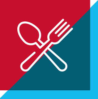 icono de unos cubiertos para comer