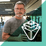 Theron en el gimnasio.